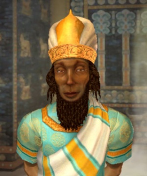 Darius I im 3D-Diplomatiebildschirm