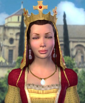 Isabella im 3D-Diplomatiebildschirm